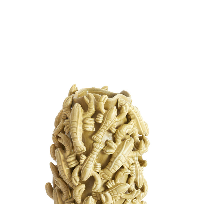 Light & Living - Vaas LOBSTER - 21x20x31 cm - Groen