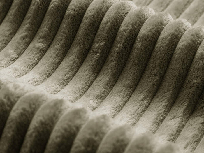 Micadoni 3-zits hoekbank Martina ribstof rechts