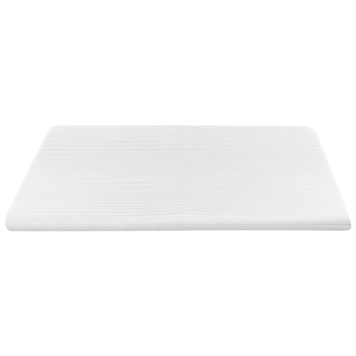 Beliani - DAZZEL - Matrastopper - Wit - 160 x 200 cm - Traagschuim