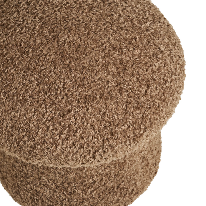 Artichok Beer Poef Teddy Bruin - Ø45 x 45 cm