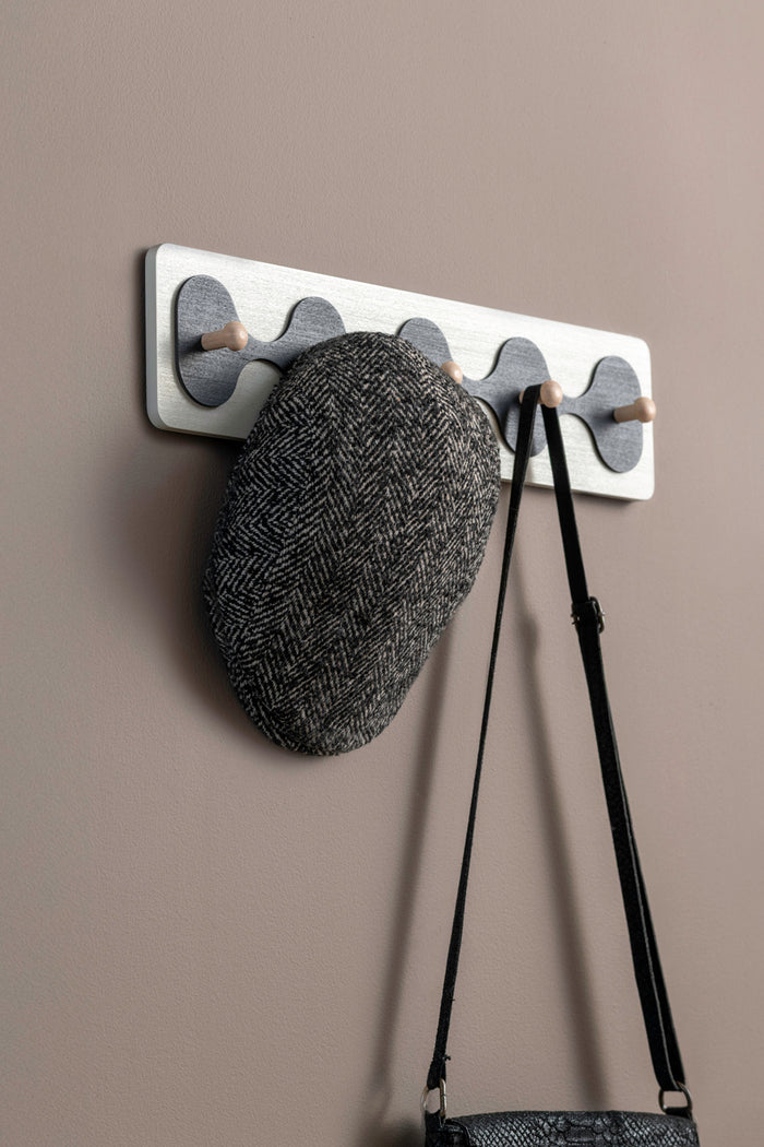 Present Time - Coatrack Rizar Medium - Zwart & Wit