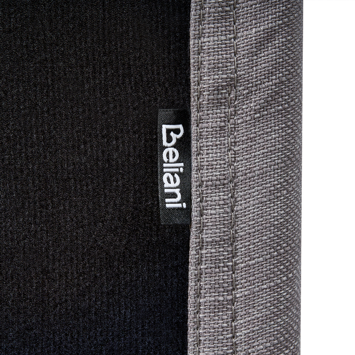 Beliani-FITOU-Bedframe hoes-Lichtgrijs-120 x 200 cm-Polyester