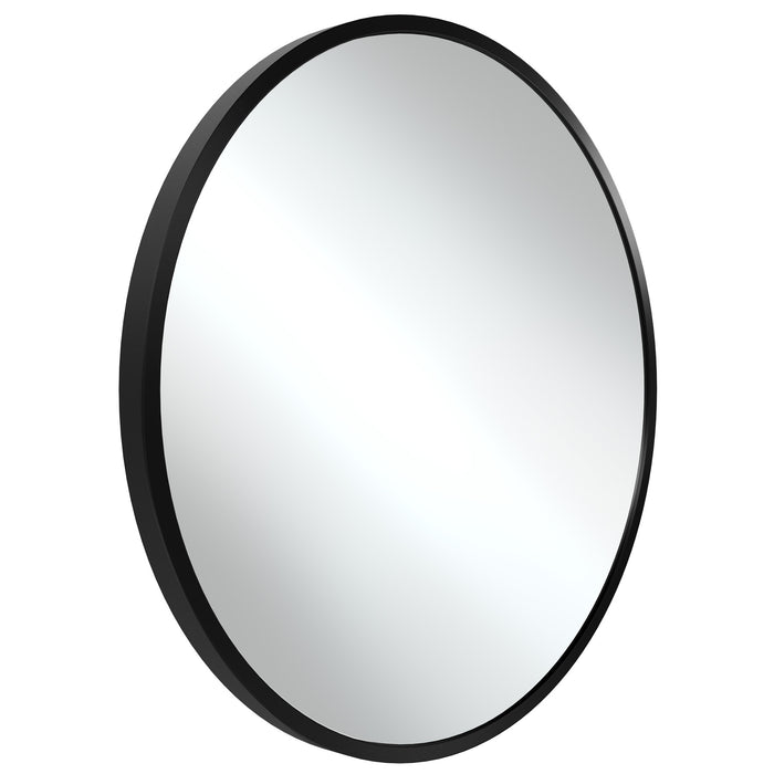 tectake® Ronde wandspiegel Fiona met aluminiumframe