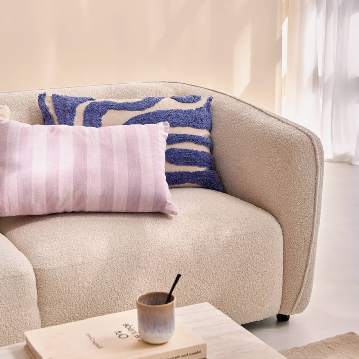 by fonQ Soft Hoekbank Links - Open Eind - Bouclé - Crème