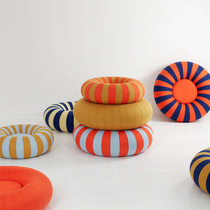 Studio About Float Poef Small - Ochre / Red