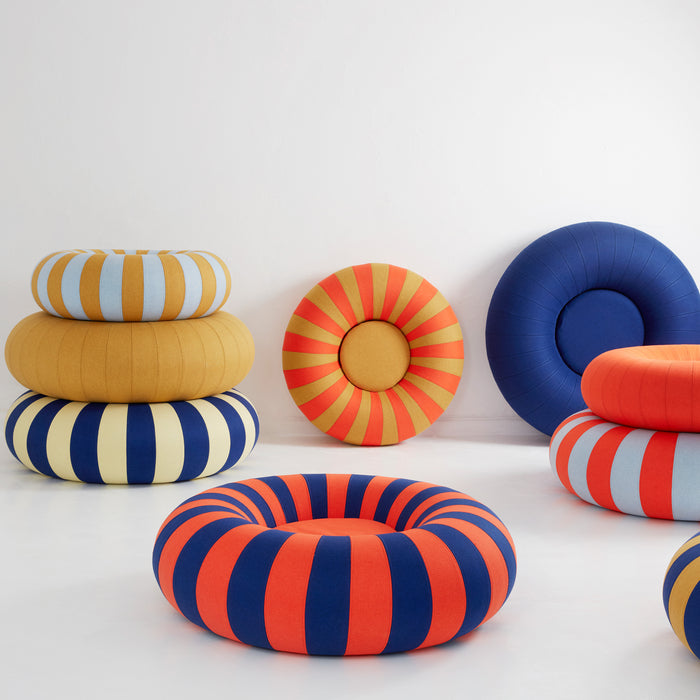 Studio About Float Poef Small - Ochre / Red