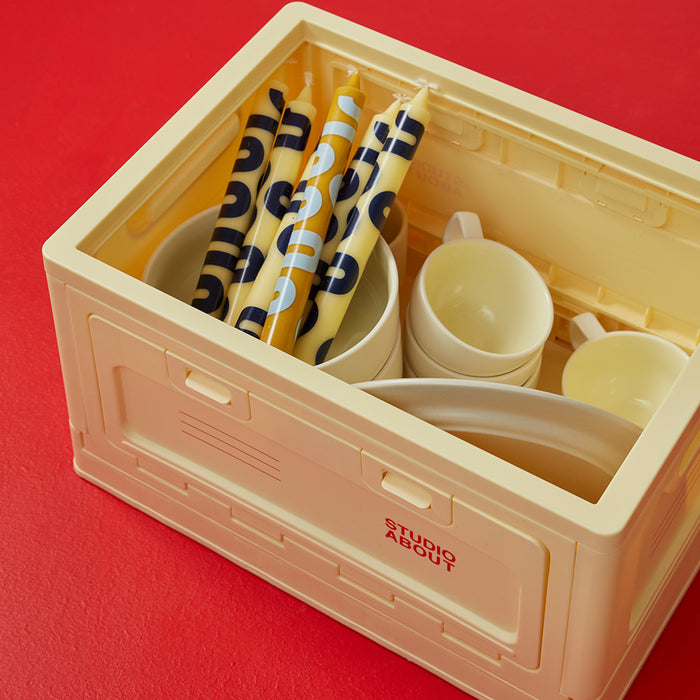 Studio About Box Opbergkrat Large - Light Yellow