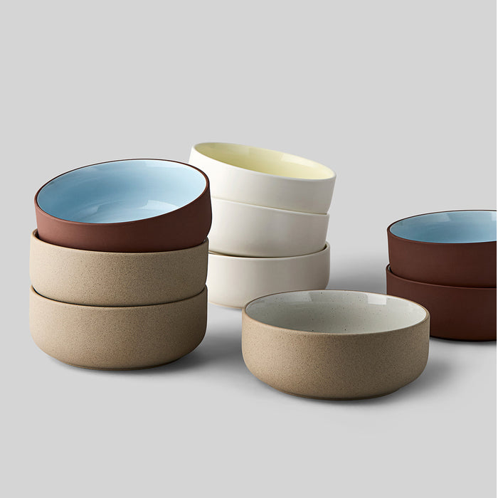 Studio About Clayware Diep Bord - Set van 2 - Sand