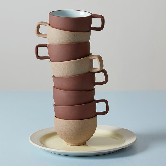 Studio About Clayware Koffiemok - Set van 2 - Sand