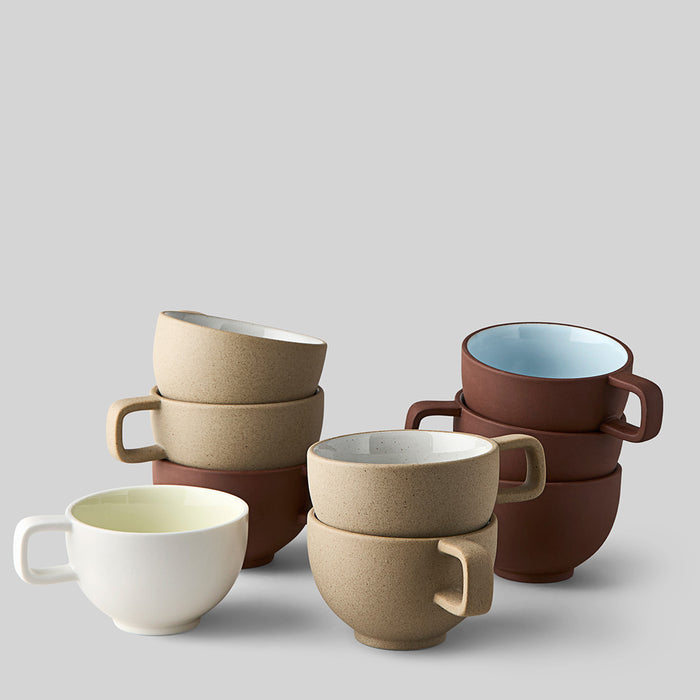 Studio About Clayware Koffiemok - Set van 2 - Terracotta