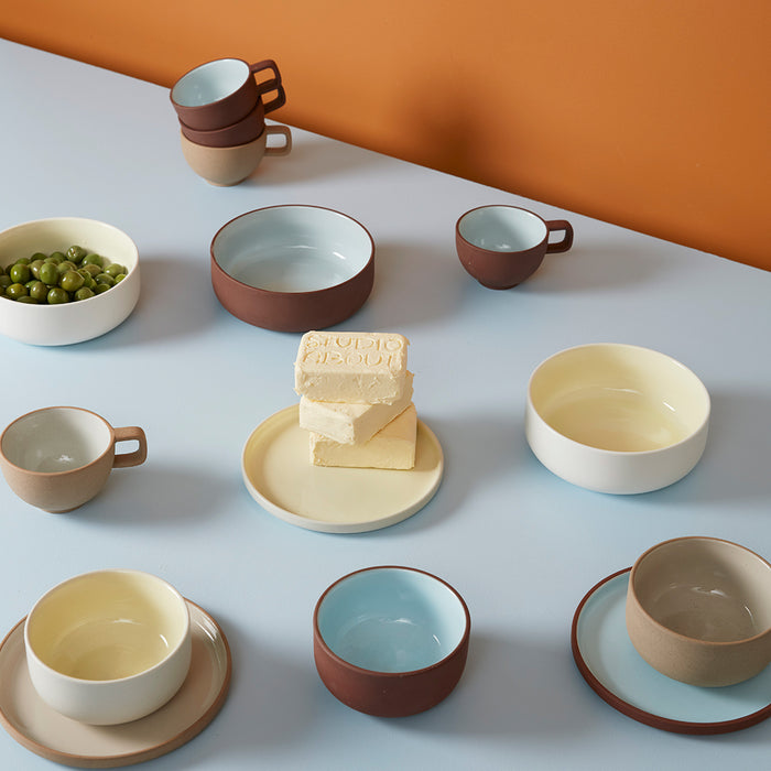 Studio About Clayware Koffiemok - Set van 2 - Terracotta