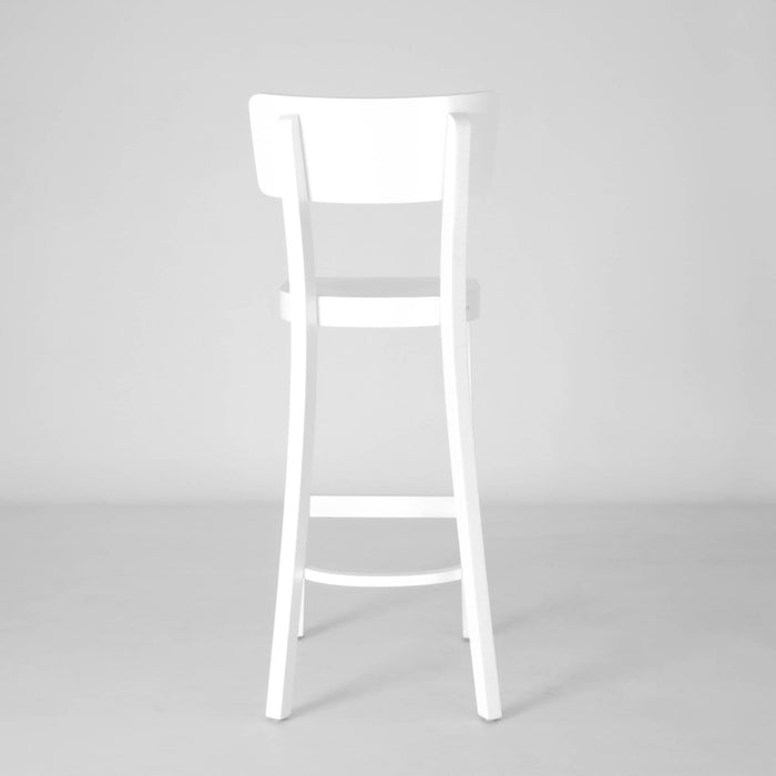 Fameg Felix houten barkruk wit - 75 cm