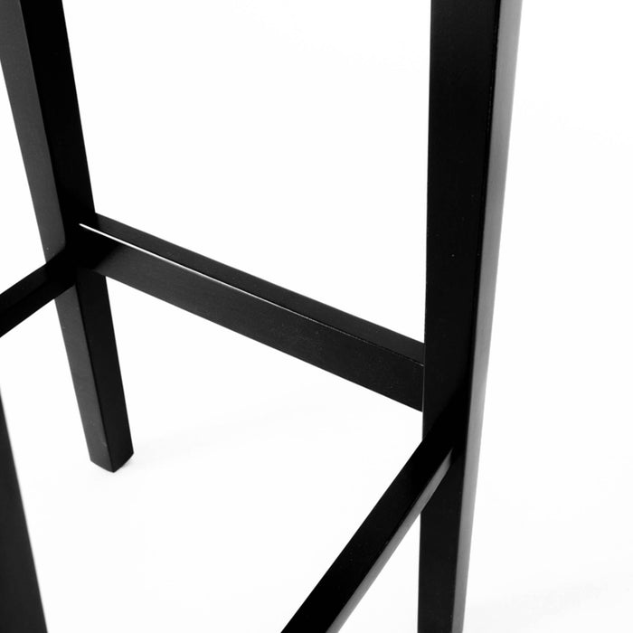 Fameg Felix houten barkruk zwart gebeitst - 75 cm