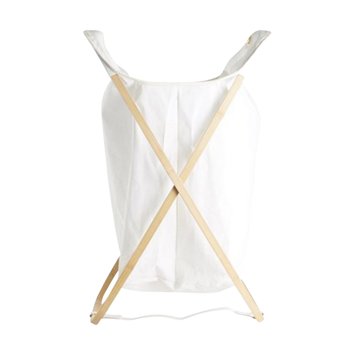 Lisomme Joost katoenen staande wasmand wit