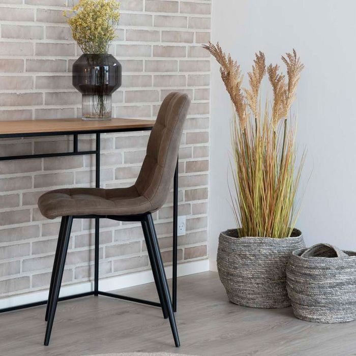 Artichok Annelot glazen vaas zwart - Ø 19,5 cm