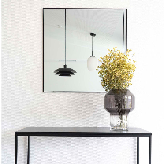 Artichok Annelot glazen vaas zwart - Ø 19,5 cm