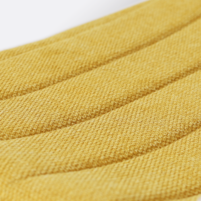 Nolon Nola-Liz Eetkamerstoel Zwart - Okergeel - Draaibaar - Wit