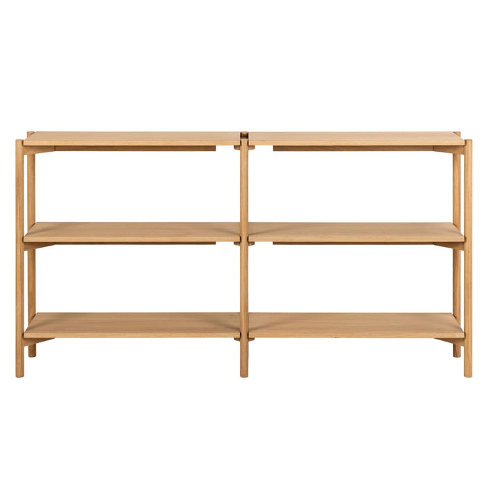 Lisomme Floris Houten Boekenkast - B 169 cm - Naturel