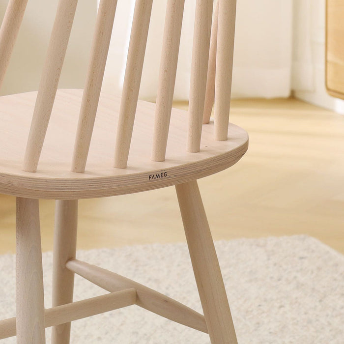 Fameg Filou Houten Spijlenstoel Whitewash