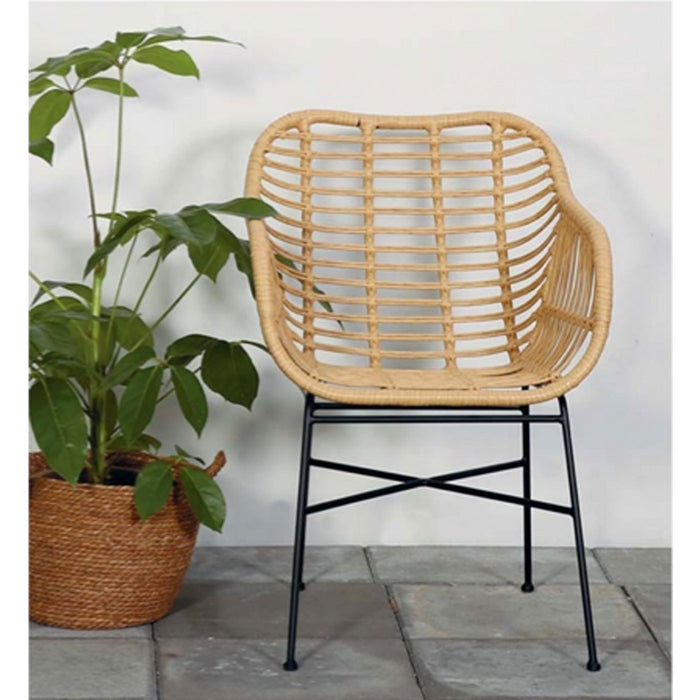 Lisomme Dax rotan tuinstoel naturel