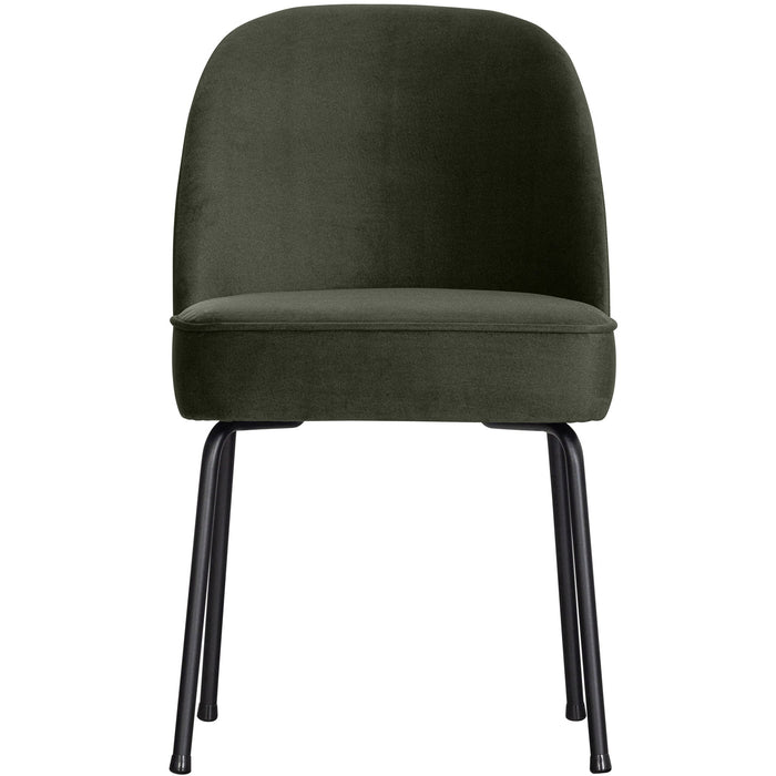 WOOOD Vogue Eetkamerstoelen - Fluweel - Donkergroen - Set van 6