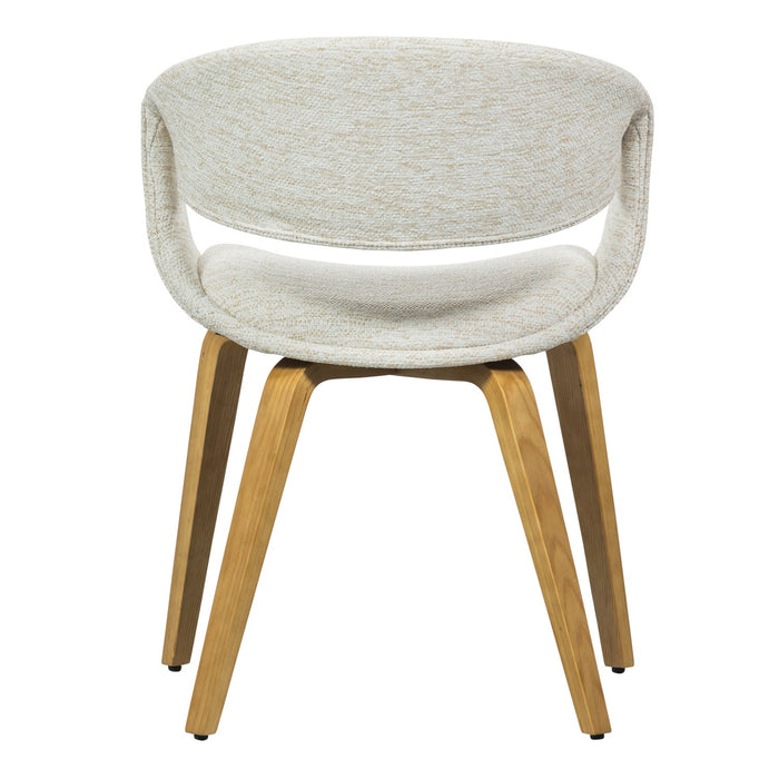 WOOOD Yossi Eetkamerstoelen Houten Naturel Poot - Naturel - Set van 6