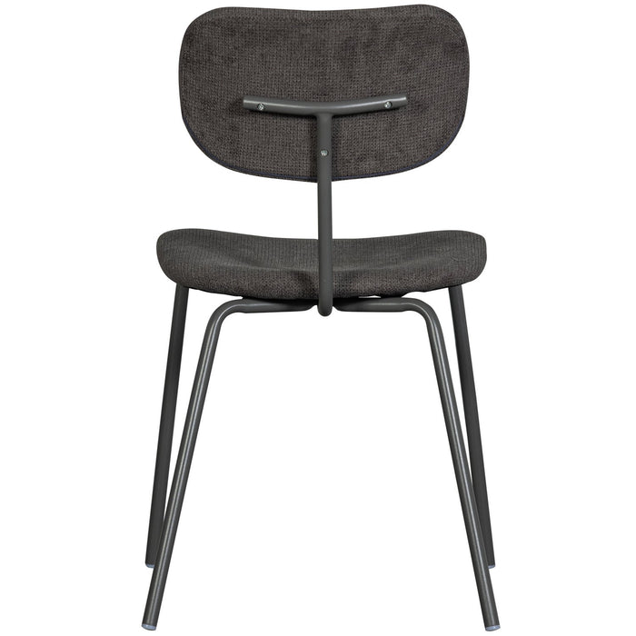 WOOOD Link Eetkamerstoelen - Polyester - Bruin|Grijs - Set van 6