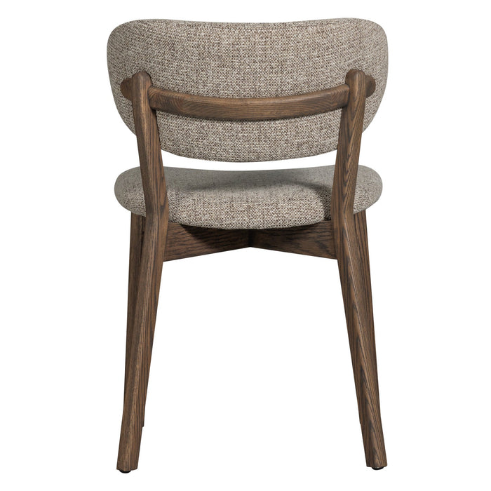 WOOOD Udar Eetkamerstoelen Houten Frame - Donkerbruin - Set van 6
