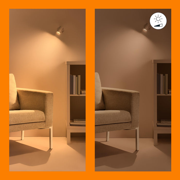 Philips Nightingale wandlamp - zwart - up and downlight