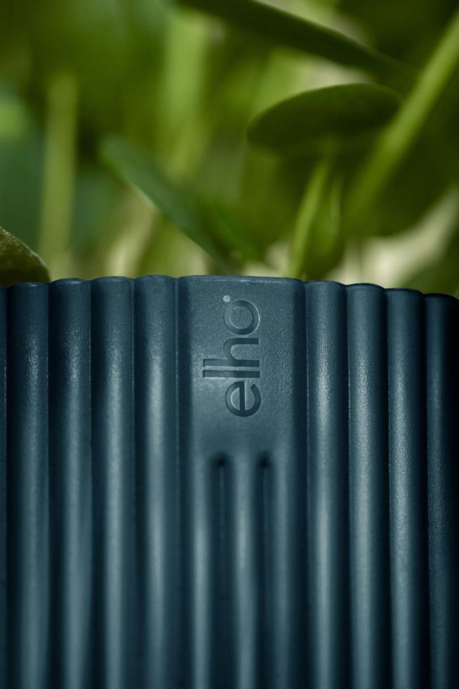 elho Vibes Fold Rond 14 - Diepblauw (Blauw) - Ø 14 x H 13 cm - Ideaal