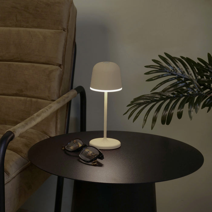 EGLO Mannera-S Tafellamp|Priklamp - USB-C - H 20 cm - Zand
