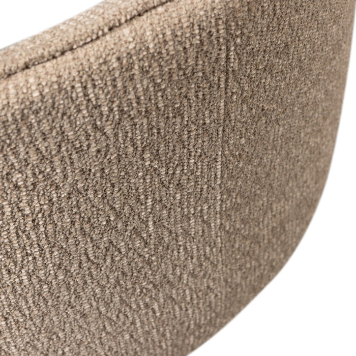 WOOOD Marten Eetkamerstoelen - Polyester - Zand - Set van 6