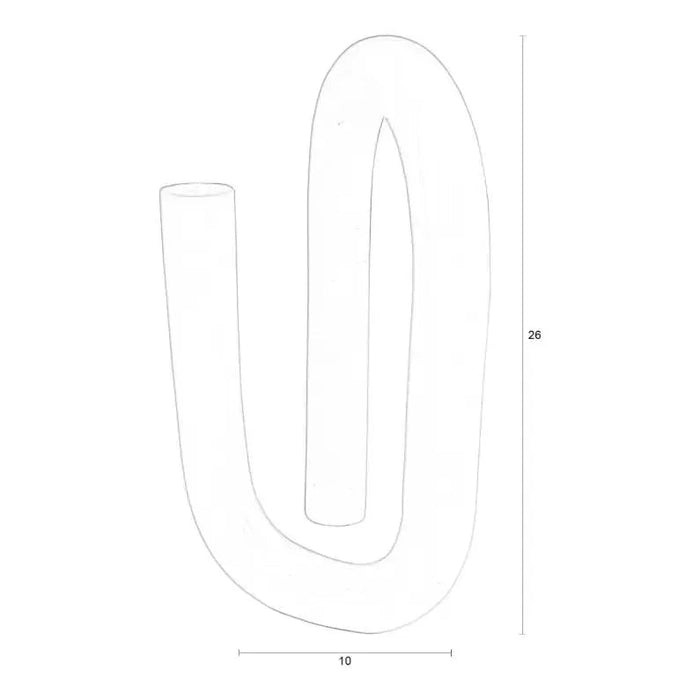 Zuiver Tubo Kandelaar Shiny Zilver L