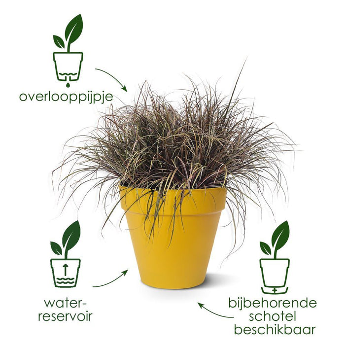 elho Loft Urban Rond Wielen 40 - Pistachegroen (Groen) - Ø 39 x H 35