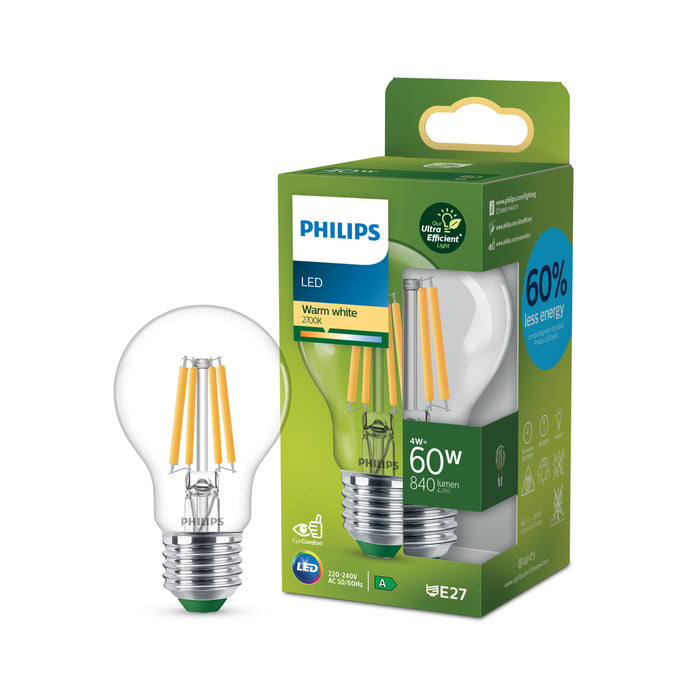 Philips Listra Wandlamp - Incl. Philips Ultra Efficient LED Lamp E27