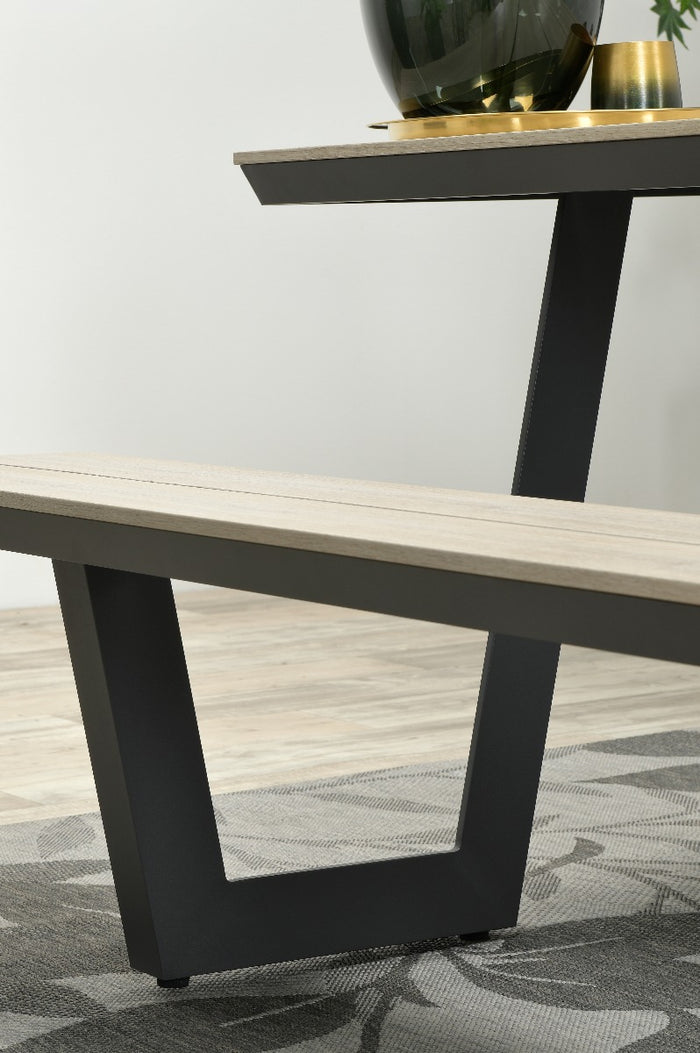 Garden Impressions Bell picknickset 200 x 178 cm. - Carbon black