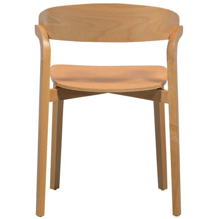 WOOOD Cras Eetkamerstoelen - Essenhout - Naturel - Set van 6