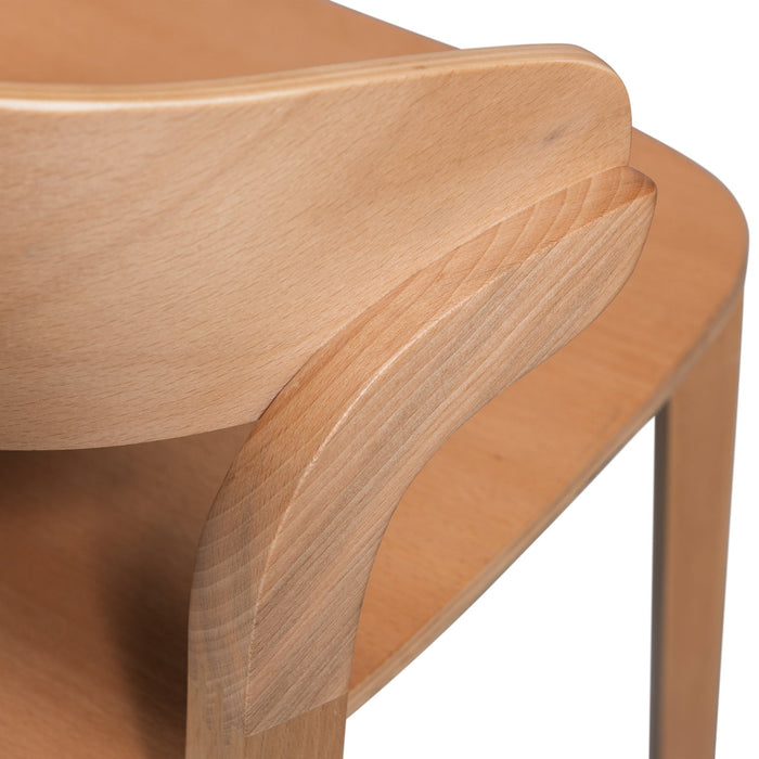 WOOOD Cras Eetkamerstoelen - Essenhout - Naturel - Set van 6