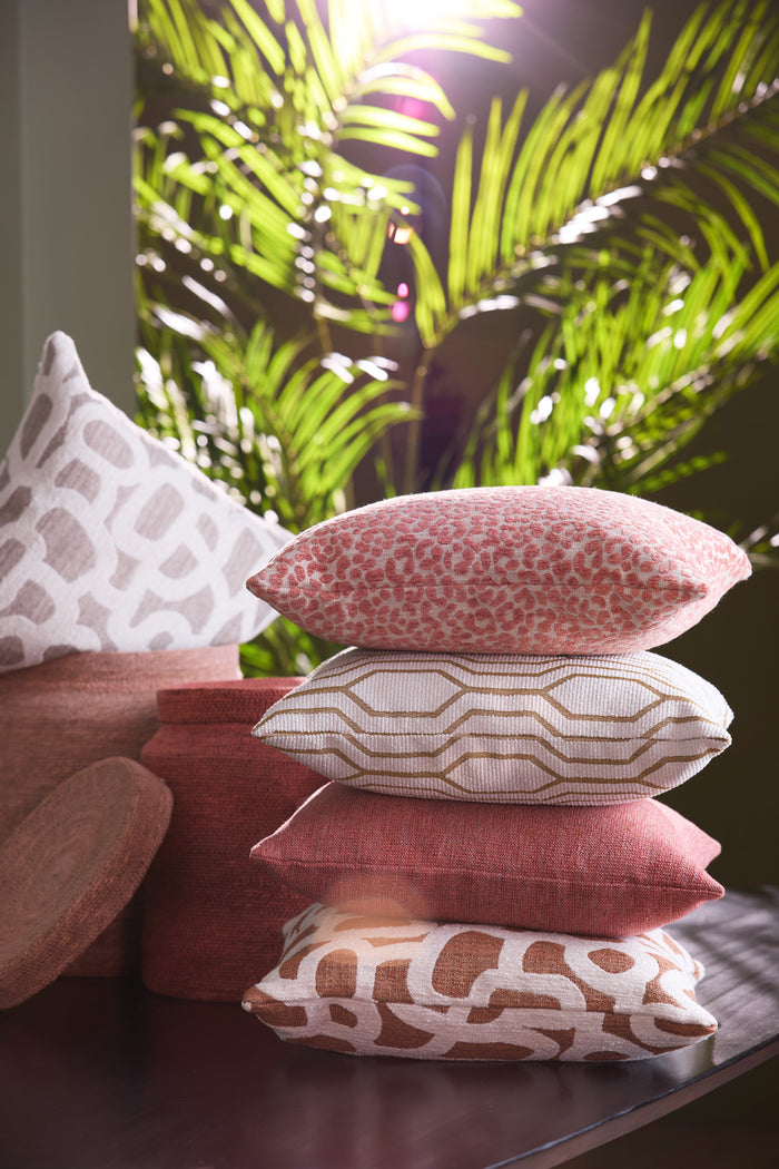 Light & Living - Sierkussen ALPENA - Ø45x10 cm - Rood