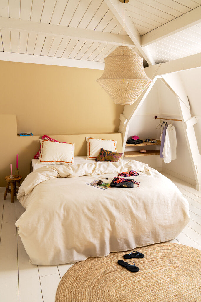 Dindi Home - Dekbedovertrek Sunset Waves - 140x220 - Off White