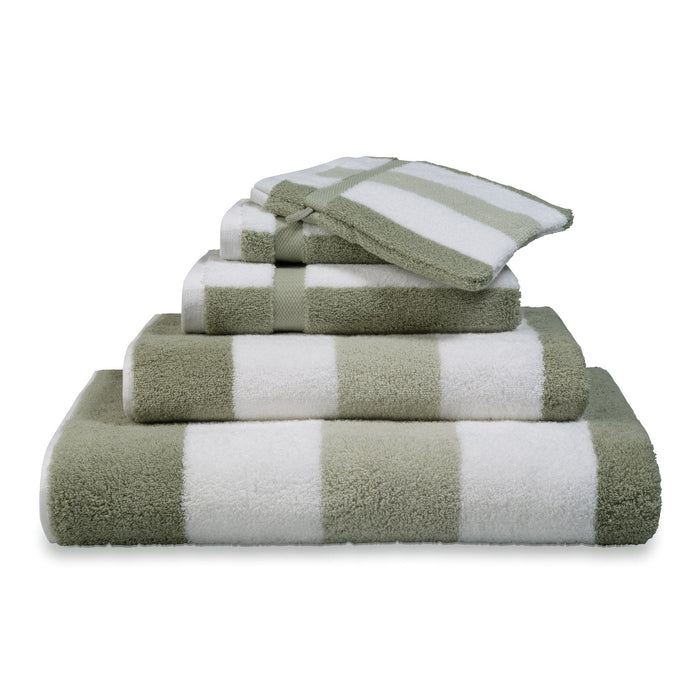 Vancouver Badtextiel Smoke Green | 90 x 195 cm | Groen | Katoen