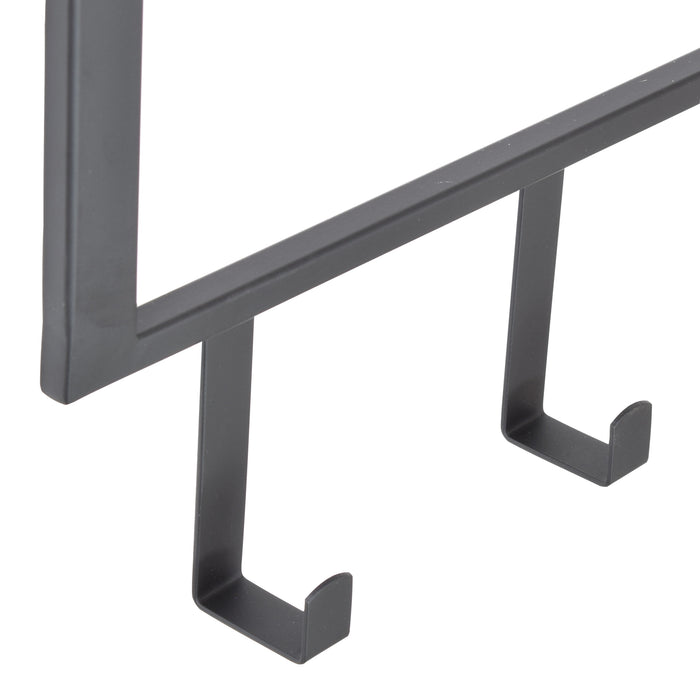 LOFT42 Kapstok Boris - Zwart – Metaal – 12 haken - 90x80x30