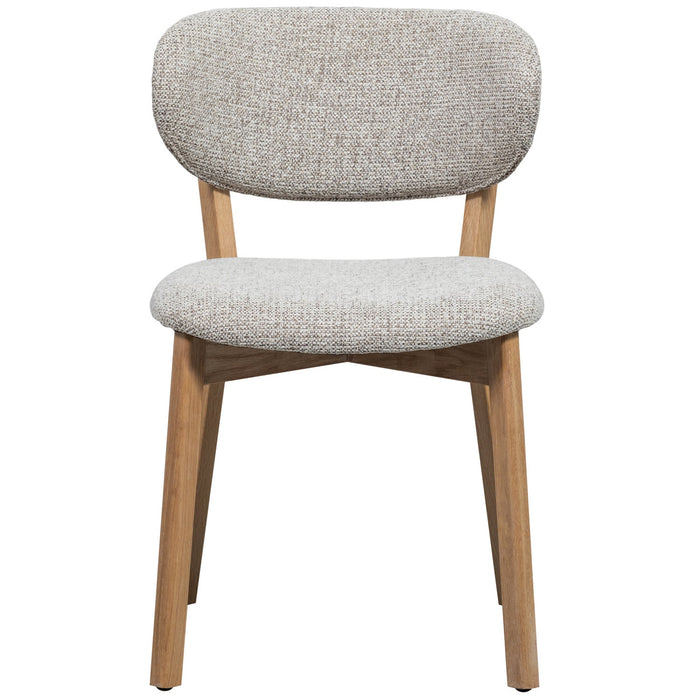 WOOOD Udar Eetkamerstoelen Houten Frame - Naturel - Set van 6