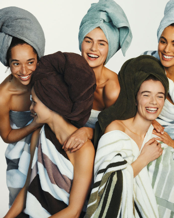 Vancouver Badtextiel Stone | 68 x 127 cm | Grijs | Beige | Katoen