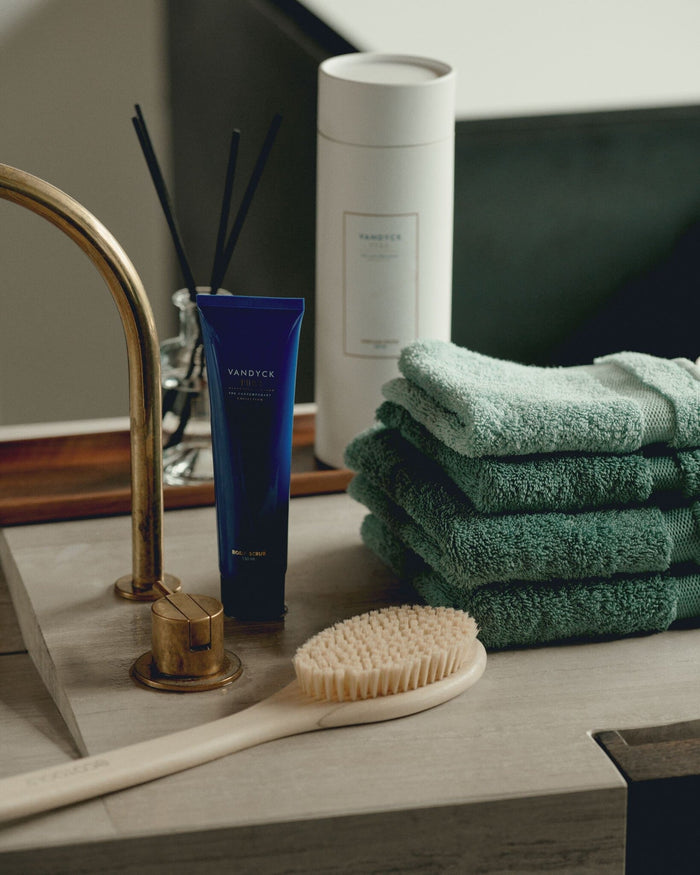 Ranger Badtextiel Pearl Blue | 90 x 180 cm | Blauw | Katoen