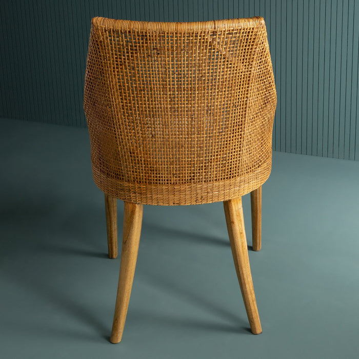 Calicosy - Rieten ligstoel H 88 cm - JULIE - Hout