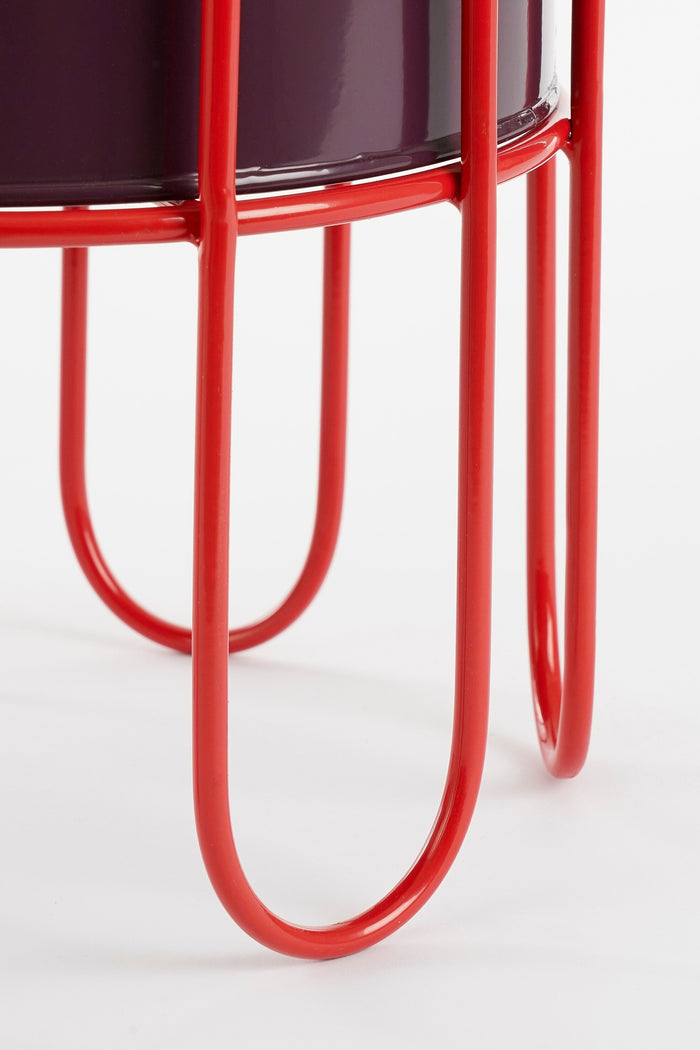 Mica Decorations Dione Bloempot op Standaard - Set van 2