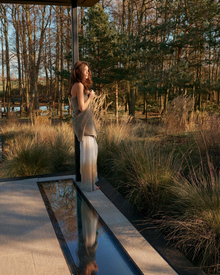 Ranger Badtextiel Salie | 90 x 180 cm | Groen | Katoen