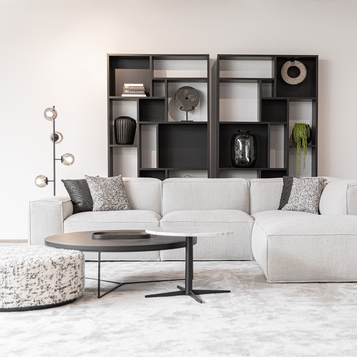 Atmooz Vloerlamp Twister E14 Metaal - Zwarte Staande Lamp