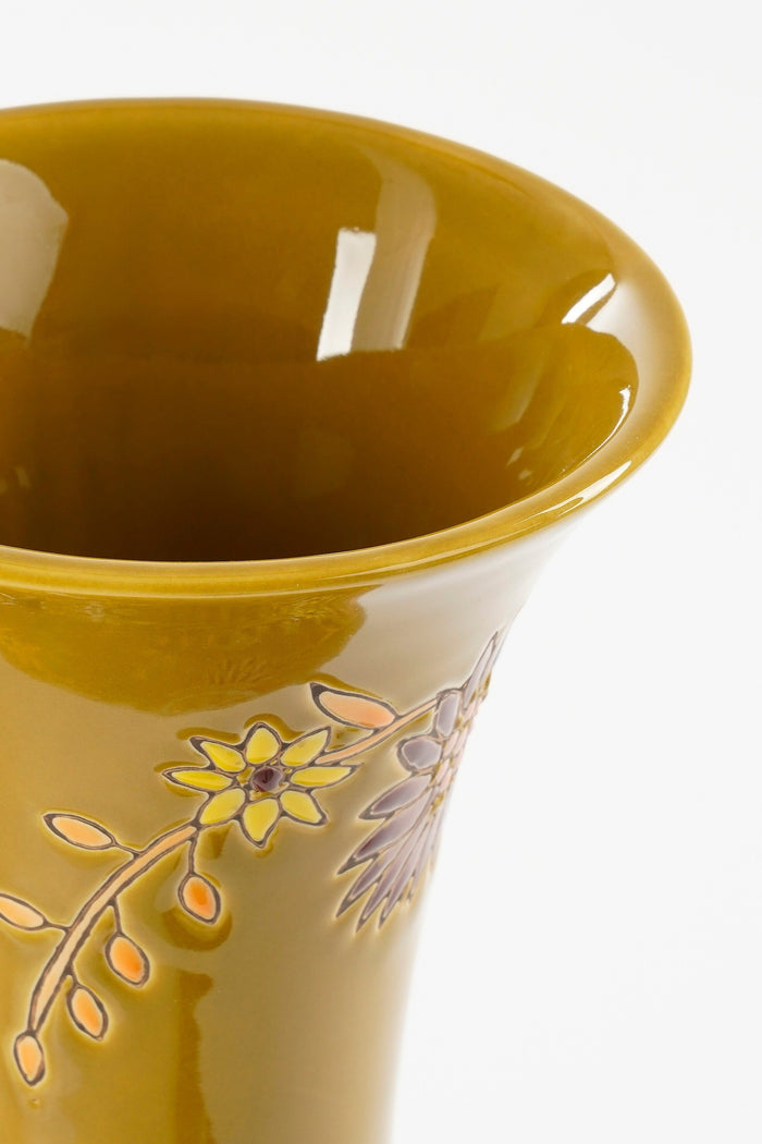 Mica Decorations Eloise Vaas - H47 x Ø22 cm - Keramiek - Oker